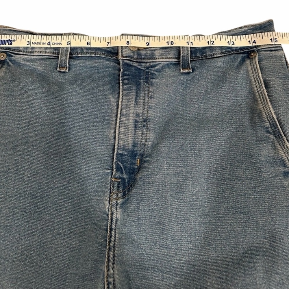 Levi’s High-Rise Loose Straight Jeans Light Wash Trouser Pocket Denim Size 29/8 - Picture 9 of 11
